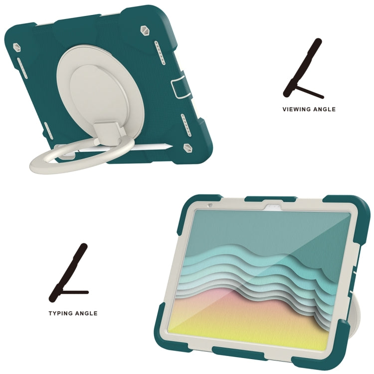 360 Rotazione PC + custodia per tablet in silicone, For iPad 10th Gen 10.9 2022