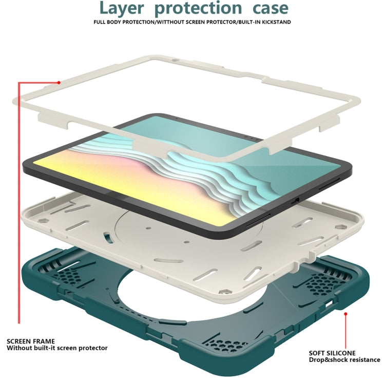 360 Rotazione PC + custodia per tablet in silicone, For iPad 10th Gen 10.9 2022