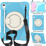 360 Rotazione PC + custodia per tablet in silicone, For iPad 10th Gen 10.9 2022