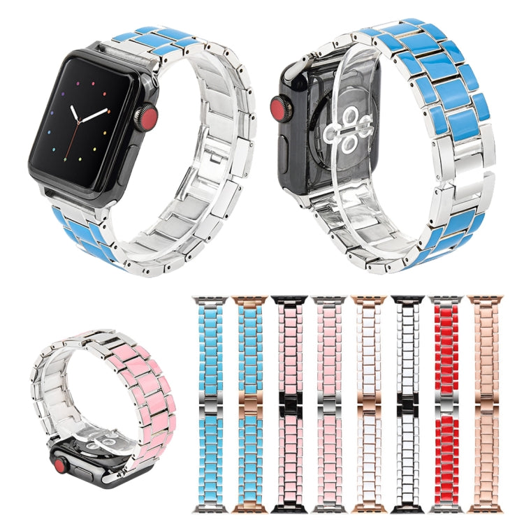 Cinturino in metallo epossidico, For Apple Watch 5 & 4 40mm / 3 & 2 & 1 38mm, For Apple Watc 5 & 4 44mm / 3 & 2 & 1 42mm