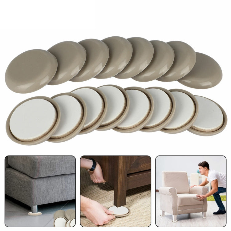 Tappetini antiscivolo per sedie da tavolo 25 mm set 16