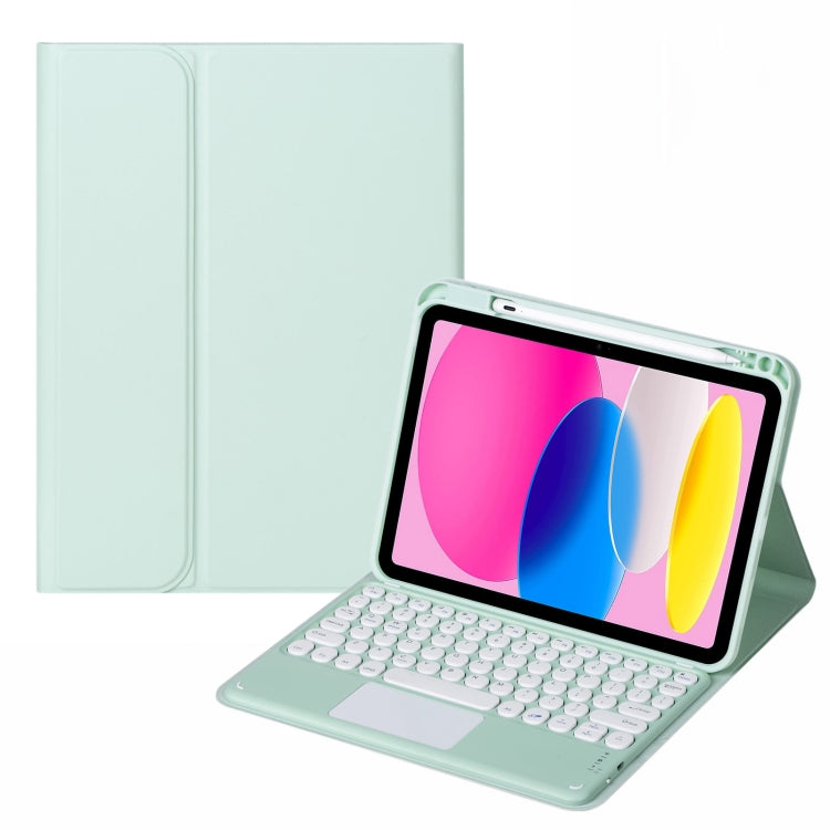 Custodia per tablet in pelle con tastiera touch Bluetooth, For iPad 10th Gen 10.9 2022