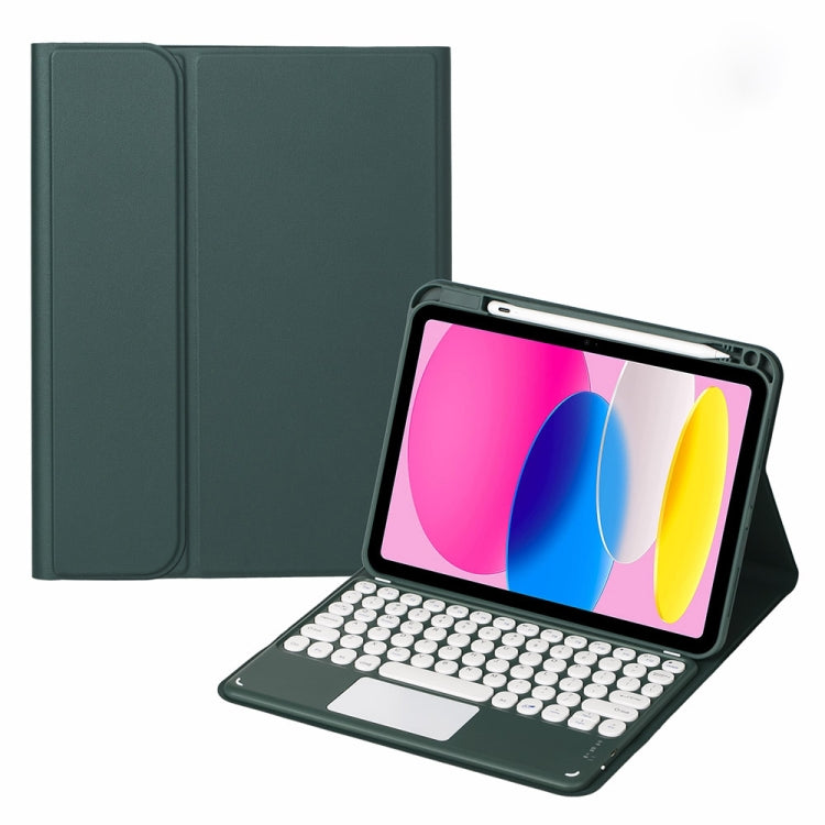 Custodia per tablet in pelle con tastiera touch Bluetooth, For iPad 10th Gen 10.9 2022