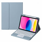 Custodia per tablet in pelle con tastiera touch Bluetooth, For iPad 10th Gen 10.9 2022