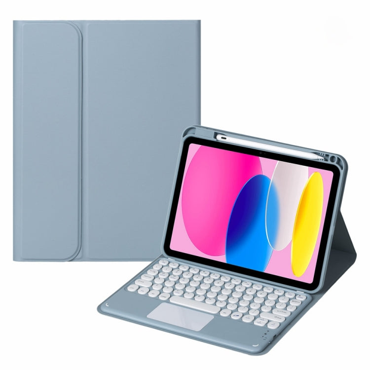 Custodia per tablet in pelle con tastiera touch Bluetooth, For iPad 10th Gen 10.9 2022