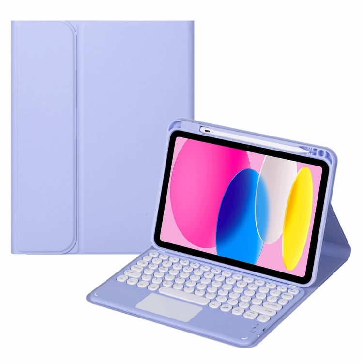 Custodia per tablet in pelle con tastiera touch Bluetooth, For iPad 10th Gen 10.9 2022