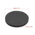 Poggiapiedi antiscivolo antirumore per divano da tavolo scozzese rotondo da 38 mm in EVA 40 in 1, 38mm