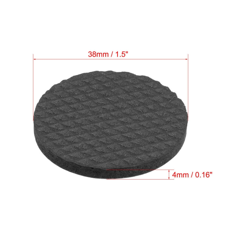 Poggiapiedi antiscivolo antirumore per divano da tavolo scozzese rotondo da 38 mm in EVA 40 in 1, 38mm