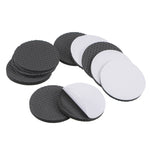 2 poggiapiedi rotondi da 46 mm in plaid EVA per divano da tavolo, antiscivolo e antirumore, 46mm