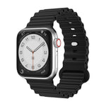 Cinturino in silicone, For Apple Watch Ultra 49mm / Series 8&7 45mm / SE 2&6&SE&5&4 44mm, For Apple Watch Series 8&7 41mm / SE 2&6&SE&5&4 40mm / 3&2&1 38mm
