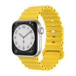 Cinturino in silicone, For Apple Watch Ultra 49mm / Series 8&7 45mm / SE 2&6&SE&5&4 44mm, For Apple Watch Series 8&7 41mm / SE 2&6&SE&5&4 40mm / 3&2&1 38mm