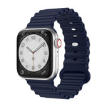 Cinturino in silicone, For Apple Watch Ultra 49mm / Series 8&7 45mm / SE 2&6&SE&5&4 44mm, For Apple Watch Series 8&7 41mm / SE 2&6&SE&5&4 40mm / 3&2&1 38mm