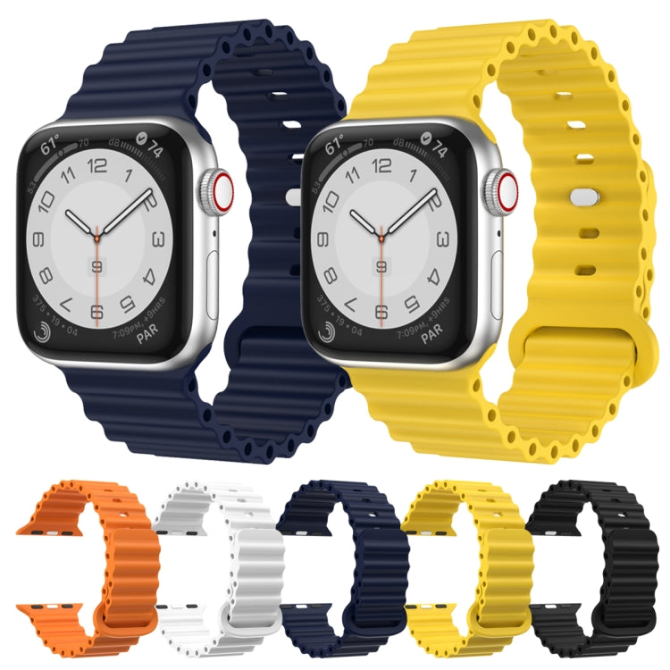 Cinturino in silicone, For Apple Watch Ultra 49mm / Series 8&7 45mm / SE 2&6&SE&5&4 44mm, For Apple Watch Series 8&7 41mm / SE 2&6&SE&5&4 40mm / 3&2&1 38mm