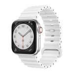 Cinturino in silicone, For Apple Watch Ultra 49mm / Series 8&7 45mm / SE 2&6&SE&5&4 44mm, For Apple Watch Series 8&7 41mm / SE 2&6&SE&5&4 40mm / 3&2&1 38mm