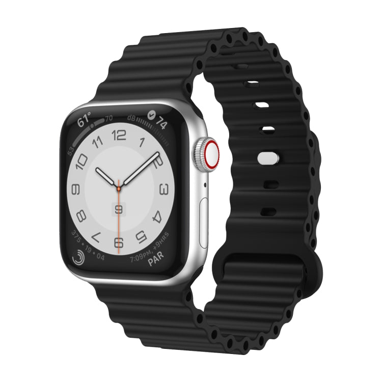 Cinturino in silicone, For Apple Watch Ultra 49mm / Series 8&7 45mm / SE 2&6&SE&5&4 44mm, For Apple Watch Series 8&7 41mm / SE 2&6&SE&5&4 40mm / 3&2&1 38mm