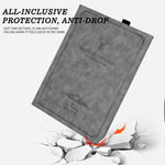 Custodia per tablet in pelle con motivo a testa di cervo, For MicroSoft Surface Pro 9