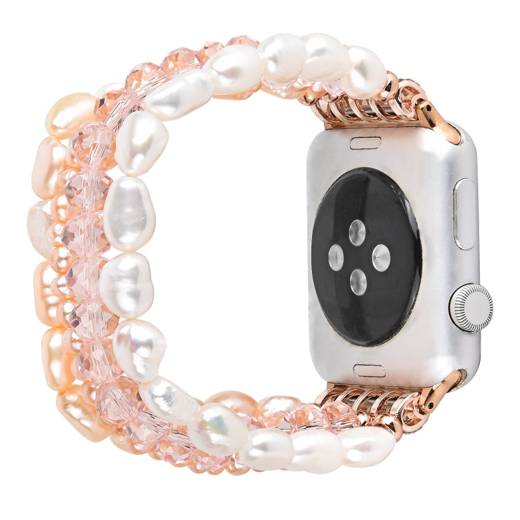 Cinturino in cristallo di perla, For Apple Watch 5 & 4 40mm / 3 & 2 & 1 38mm, For Apple Watch 5 & 4 44mm / 3 & 2 & 1 42mm