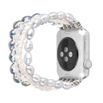 Cinturino in cristallo di perla, For Apple Watch 5 & 4 40mm / 3 & 2 & 1 38mm, For Apple Watch 5 & 4 44mm / 3 & 2 & 1 42mm
