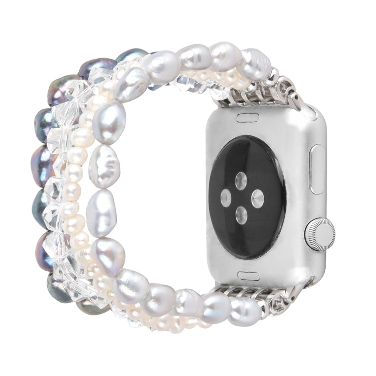 Cinturino in cristallo di perla, For Apple Watch 5 & 4 40mm / 3 & 2 & 1 38mm, For Apple Watch 5 & 4 44mm / 3 & 2 & 1 42mm
