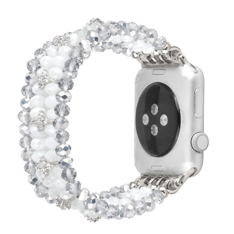 Cinturino in cristallo di perla, For Apple Watch 5 & 4 40mm / 3 & 2 & 1 38mm, For Apple Watch 5 & 4 44mm / 3 & 2 & 1 42mm