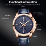 Orologio da uomo luminoso al quarzo multifunzionale serie pilota, OCHSTIN 6059D