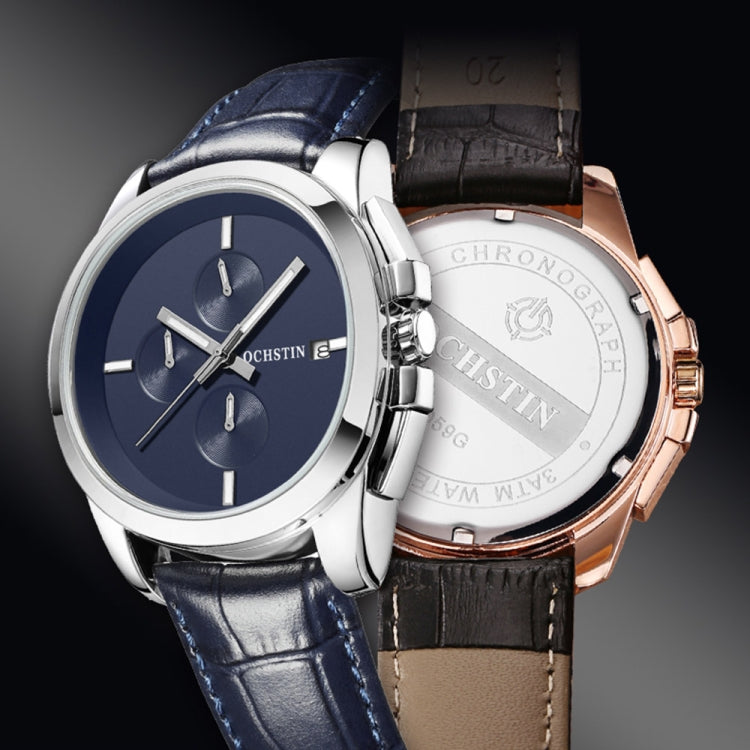 Orologio da uomo luminoso al quarzo multifunzionale serie pilota, OCHSTIN 6059D