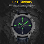 Orologio da uomo luminoso al quarzo multifunzionale serie pilota, OCHSTIN 6059D