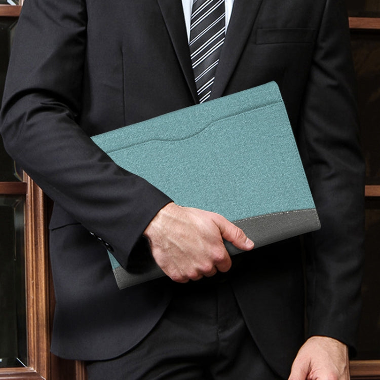 Custodia per tablet in pelle con cuciture in tessuto, For Microsoft Surface Pro 10 / 9, For Microsoft Surface Pro 8, For Microsoft Surface Pro 7 / 6 / 5 / 4, For Microsoft Surface Go 3 / 2 / 1