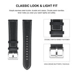 Cinturino universale in vera pelle per smartwatch Realme Watch 3