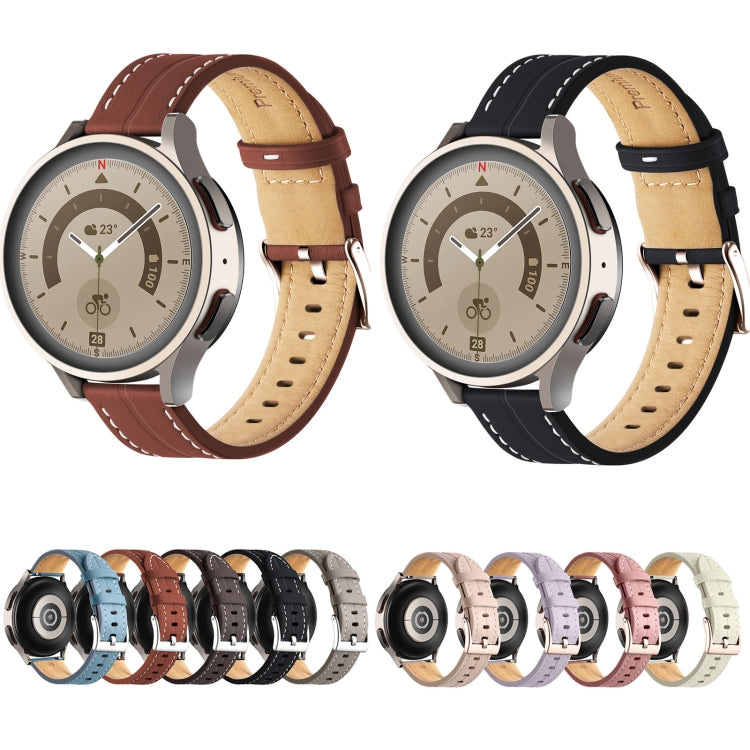 Cinturino universale in vera pelle per smartwatch Realme Watch 3