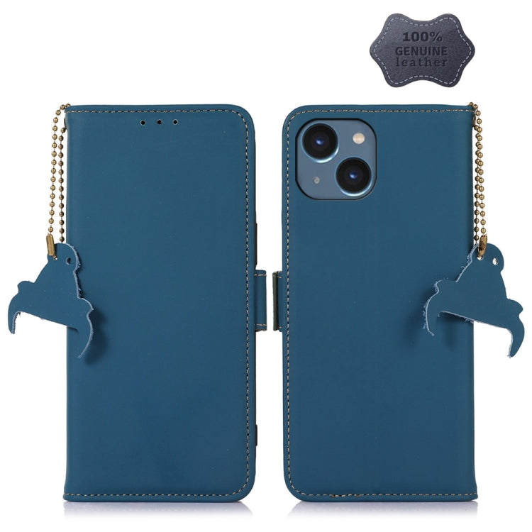 Custodia per telefono in pelle magnetica RFID in vera pelle, For iPhone 14, For Google Pixel 7 Pro, For Google Pixel 7, For Samsung Galaxy A54 5G, For Samsung Galaxy S22+ 5G, For Samsung Galaxy S22 5G