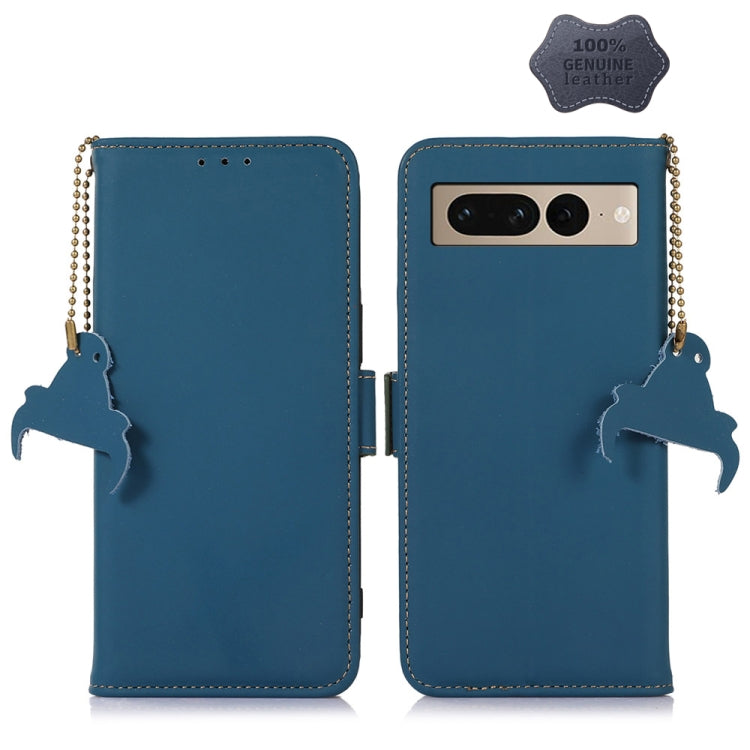 Custodia per telefono in pelle magnetica RFID in vera pelle, For iPhone 14, For Google Pixel 7 Pro, For Google Pixel 7, For Samsung Galaxy A54 5G, For Samsung Galaxy S22+ 5G, For Samsung Galaxy S22 5G