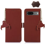 Custodia per telefono in pelle magnetica RFID in vera pelle, For iPhone 14, For Google Pixel 7 Pro, For Google Pixel 7, For Samsung Galaxy A54 5G, For Samsung Galaxy S22+ 5G, For Samsung Galaxy S22 5G