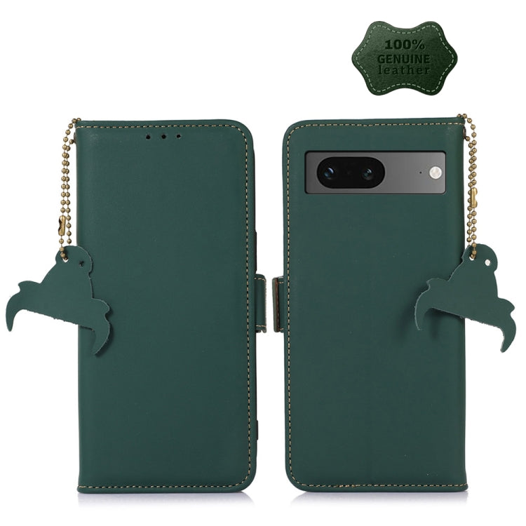 Custodia per telefono in pelle magnetica RFID in vera pelle, For iPhone 14, For Google Pixel 7 Pro, For Google Pixel 7, For Samsung Galaxy A54 5G, For Samsung Galaxy S22+ 5G, For Samsung Galaxy S22 5G