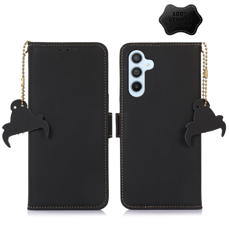 Custodia per telefono in pelle magnetica RFID in vera pelle, For iPhone 14, For Google Pixel 7 Pro, For Google Pixel 7, For Samsung Galaxy A54 5G, For Samsung Galaxy S22+ 5G, For Samsung Galaxy S22 5G