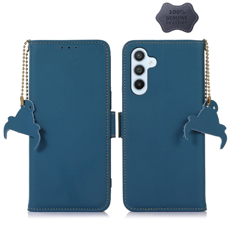 Custodia per telefono in pelle magnetica RFID in vera pelle, For iPhone 14, For Google Pixel 7 Pro, For Google Pixel 7, For Samsung Galaxy A54 5G, For Samsung Galaxy S22+ 5G, For Samsung Galaxy S22 5G