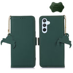 Custodia per telefono in pelle magnetica RFID in vera pelle, For iPhone 14, For Google Pixel 7 Pro, For Google Pixel 7, For Samsung Galaxy A54 5G, For Samsung Galaxy S22+ 5G, For Samsung Galaxy S22 5G