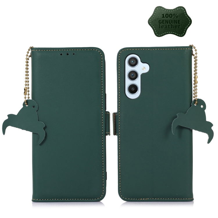 Custodia per telefono in pelle magnetica RFID in vera pelle, For Samsung Galaxy S22 Ultra 5G, For Samsung Galaxy S23+ 5G, For Samsung Galaxy S23 5G, For Samsung Galaxy S23 Ultra 5G