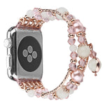 Cinturino in agata luminosa, For Apple Watch 5 & 4 40mm / 3 & 2 & 1 38mm, For Apple Watch Ultra 49mm / Series 8&7 45mm / SE 2&6&SE&5&4 44mm / 3&2&1 42mm