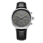 Orologio multifunzionale in pelle da uomo impermeabile al quarzo, OCHSTIN 6076C