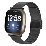 Cinturino metallo con fibbia Milano per Fitbit Sense 2