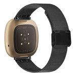Cinturino metallo con fibbia Milano per Fitbit Sense 2