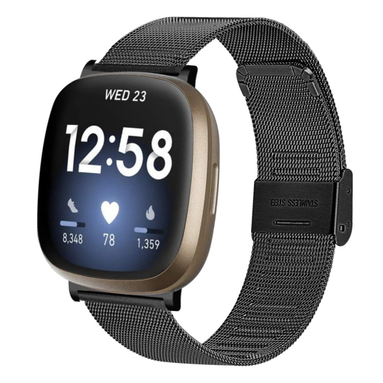 Cinturino metallo con fibbia Milano per Fitbit Sense 2