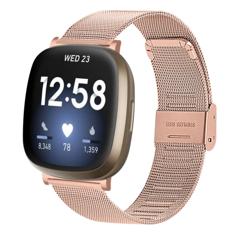Cinturino metallo con fibbia Milano per Fitbit Sense 2
