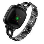 Cinturino universale in metallo con diamanti, For Fitbit Versa 3 / Sense, For Fitbit Versa 4 / Sense 2