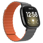Cinturino universale in silicone magnetico, For Fitbit Versa 3 / Sense, For Fitbit Versa 4 / Sense 2