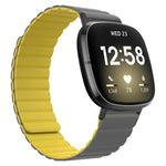 Cinturino universale in silicone magnetico, For Fitbit Versa 3 / Sense, For Fitbit Versa 4 / Sense 2