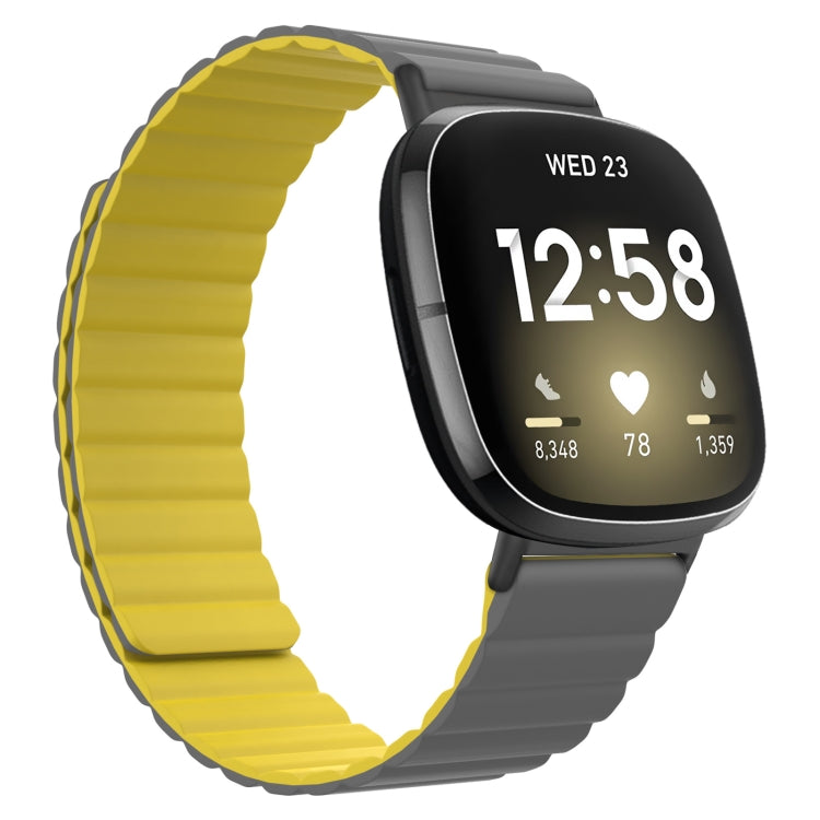 Cinturino universale in silicone magnetico, For Fitbit Versa 3 / Sense, For Fitbit Versa 4 / Sense 2
