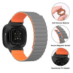 Cinturino universale in silicone magnetico, For Fitbit Versa 3 / Sense, For Fitbit Versa 4 / Sense 2