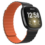 Cinturino universale in silicone magnetico, For Fitbit Versa 3 / Sense, For Fitbit Versa 4 / Sense 2
